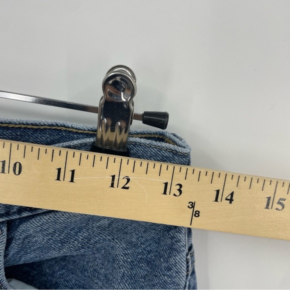 EVERLANE The Cheeky Jean Crop Distressed Button Fly Size 26 knee holes - Picture 4 of 8